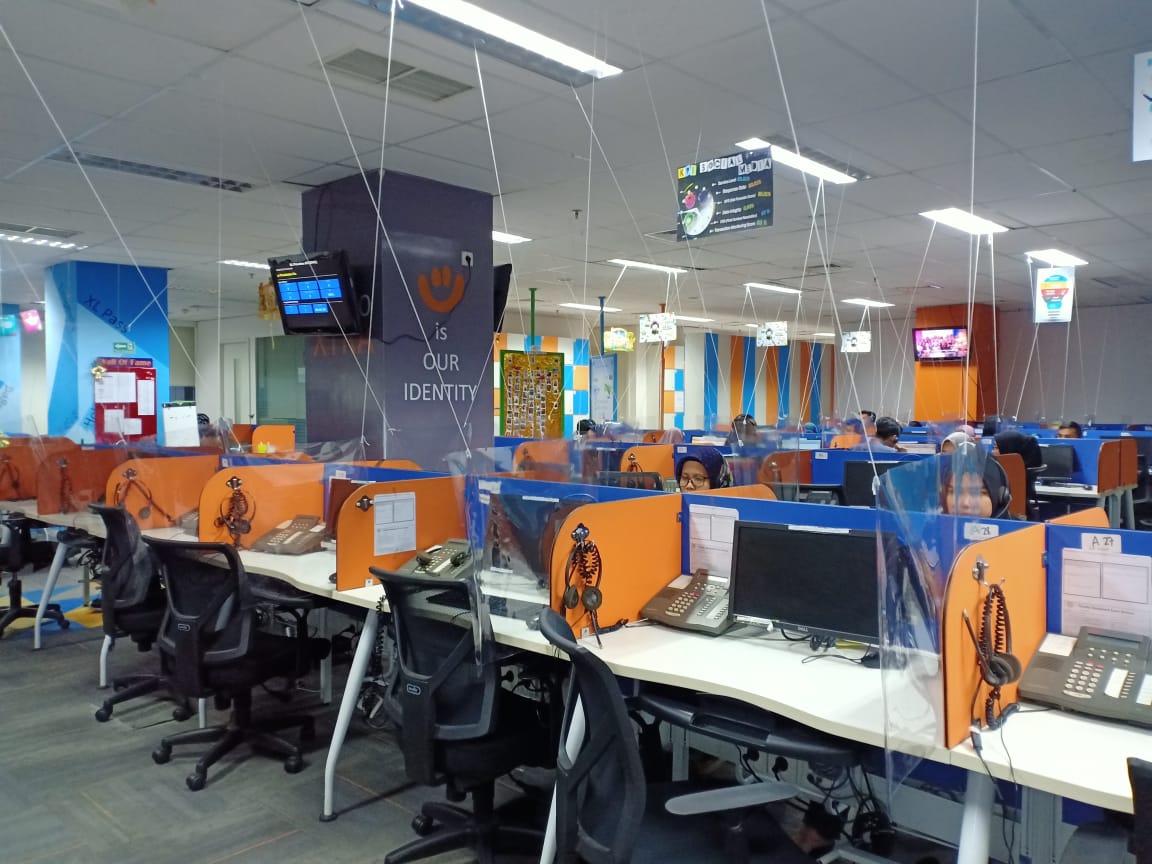 Image of Call Center During a Pandemic