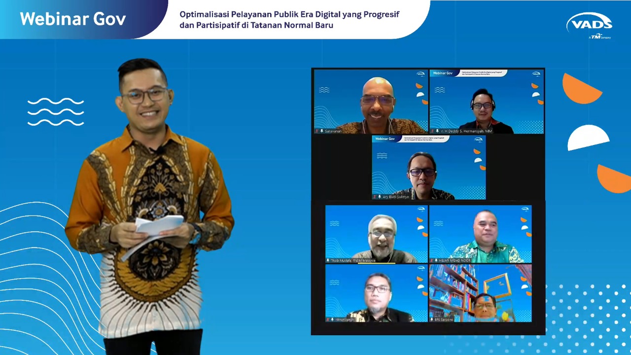 Image of VADS Indonesia Government Webinar 2021 “Progressive and Participatory Optimization of Digital Era Public Services in the New Normal”
