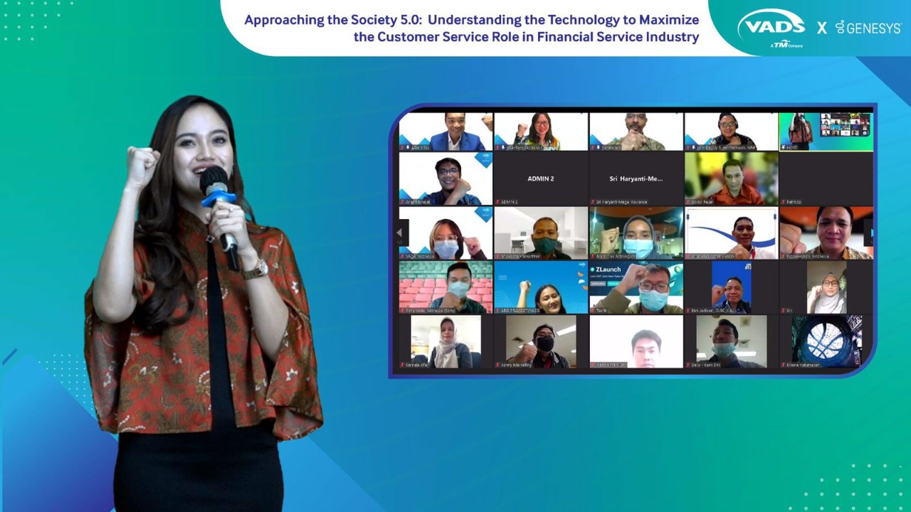 Image of VADS Indonesia FSI Webinar 2021 “Approaching The Society 5.0: Understanding the Technology to Maximize the Customer Service Role in Financial Service Industry”