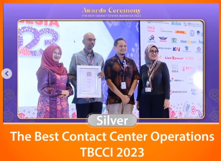 Image of PT VADS Indonesia Successfully Won a Silver Medal at The Best Contact Center Indonesia 2023 Event