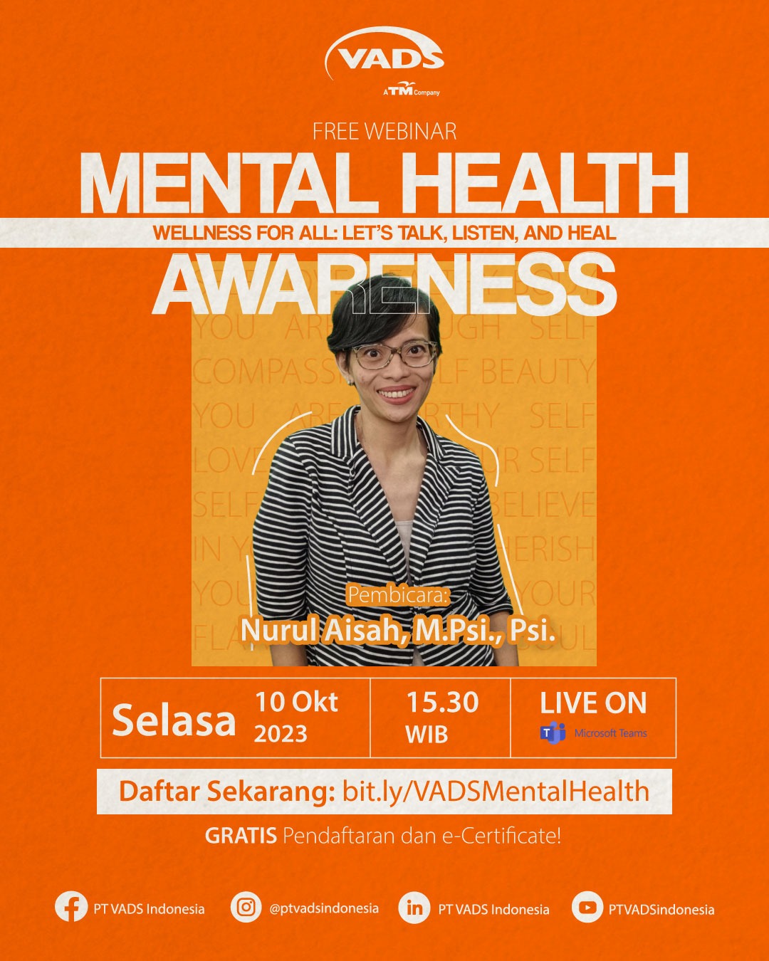 Image of Mental Health Awareness - Free Webinar