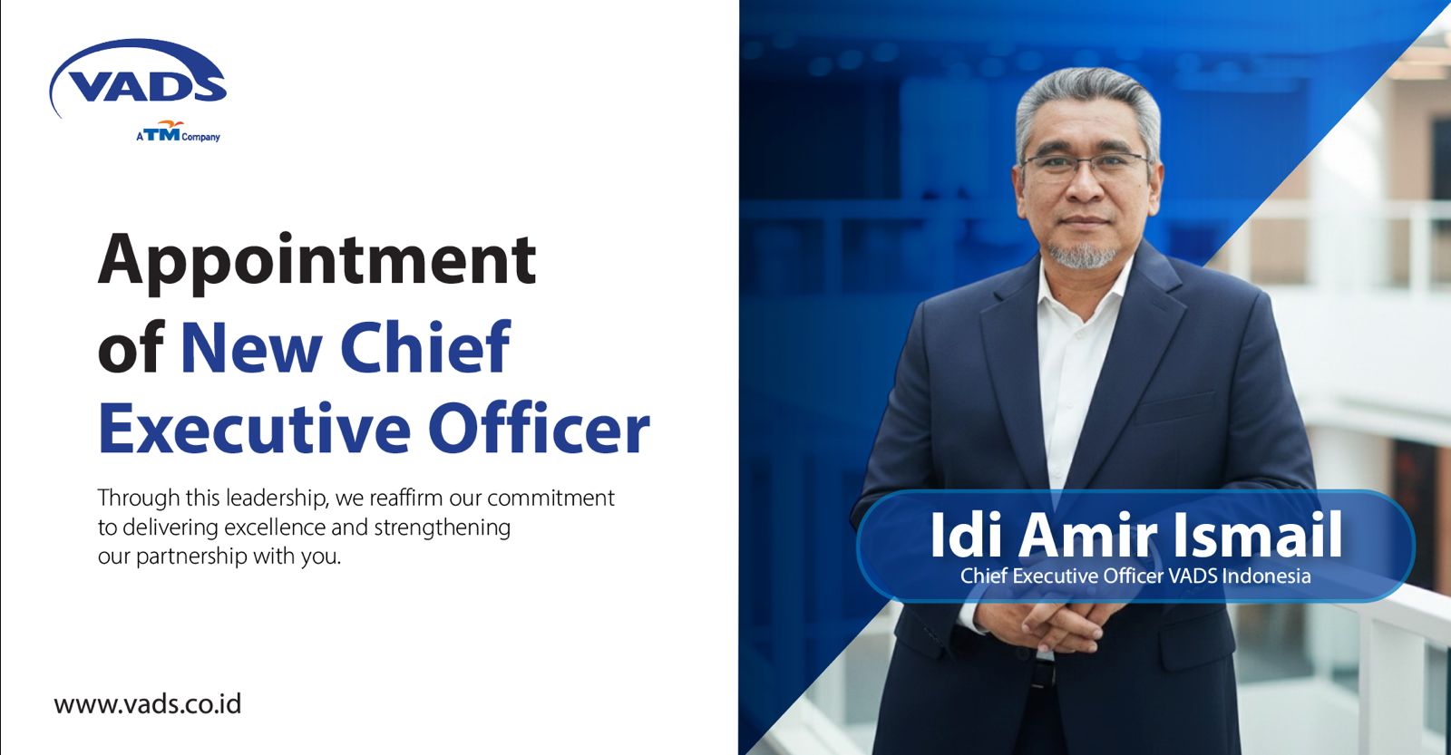 Image of Idi Amir Ismail Leads a New Chapter for PT VADS Indonesia